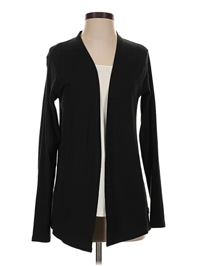 Pre-owned Eddie Bauer Cardigan Sweater In Black