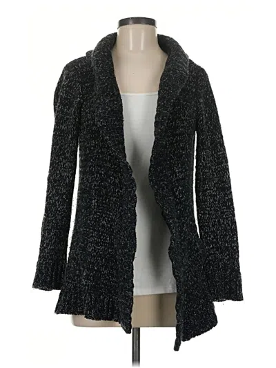 Pre-owned Eddie Bauer Cardigan Sweater In Black
