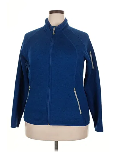 Pre-owned Eddie Bauer Cardigan Sweater In Blue