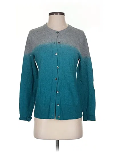 Pre-owned Eddie Bauer Cardigan Sweater In Blue