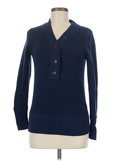 Pre-owned Eddie Bauer Cardigan Sweater In Blue