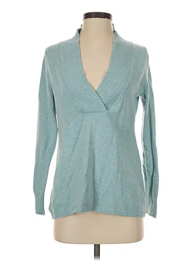 Pre-owned Eddie Bauer Cardigan Sweater In Blue