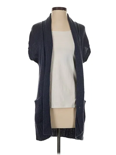 Pre-owned Eddie Bauer Cardigan Sweater In Blue