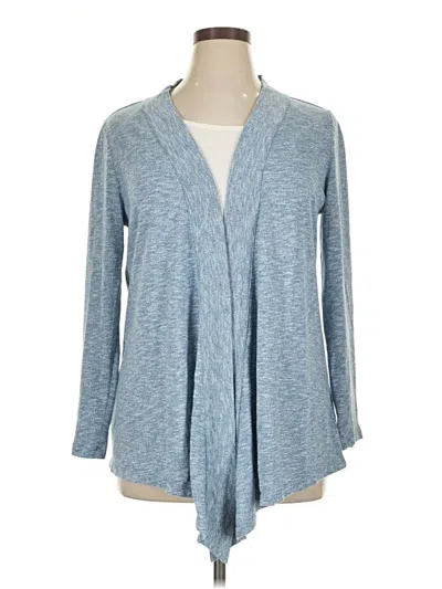 Pre-owned Eddie Bauer Cardigan Sweater In Blue