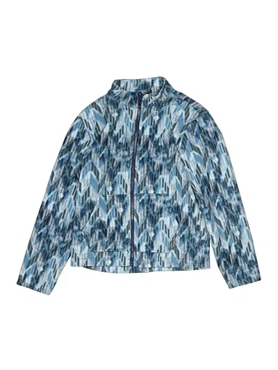 Pre-owned Eddie Bauer Kids' Cardigan Sweater In Blue