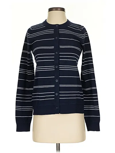 Pre-owned Eddie Bauer Cardigan Sweater In Blue