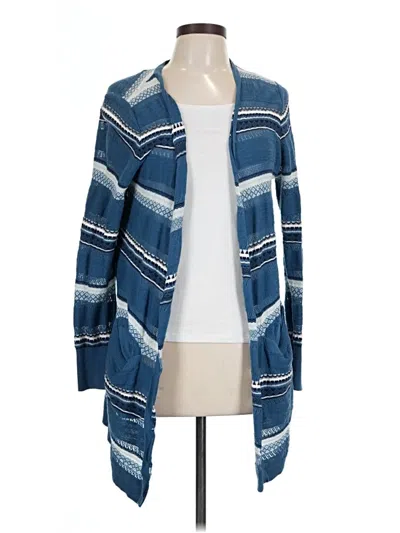 Pre-owned Eddie Bauer Cardigan Sweater In Blue