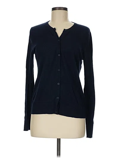 Pre-owned Eddie Bauer Cardigan Sweater In Blue