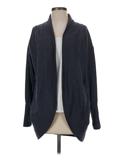 Pre-owned Eddie Bauer Cardigan Sweater In Blue