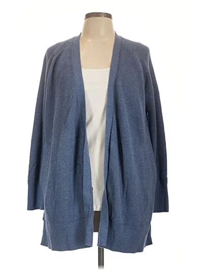 Pre-owned Eddie Bauer Cardigan Sweater In Blue