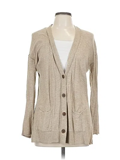 Pre-owned Eddie Bauer Cardigan Sweater In Brown