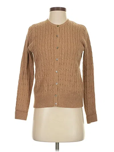Pre-owned Eddie Bauer Cardigan Sweater In Brown