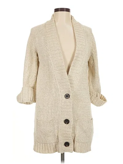 Pre-owned Eddie Bauer Cardigan Sweater In Brown