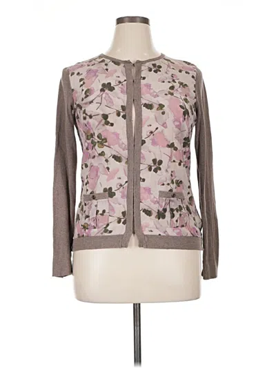 Pre-owned Eddie Bauer Cardigan Sweater In Brown