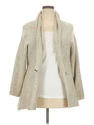 Pre-owned Eddie Bauer Cardigan Sweater In Brown
