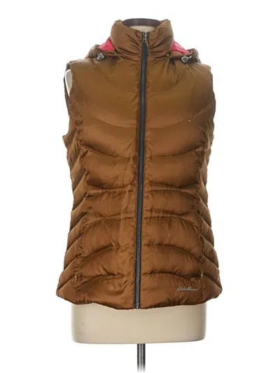 Pre-owned Eddie Bauer Cardigan Sweater In Brown