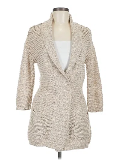 Pre-owned Eddie Bauer Cardigan Sweater In Brown