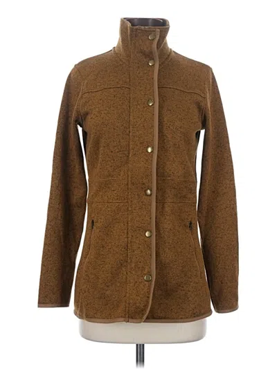 Pre-owned Eddie Bauer Cardigan Sweater In Brown