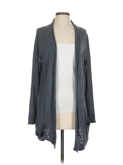 Pre-owned Eddie Bauer Cardigan Sweater In Gray