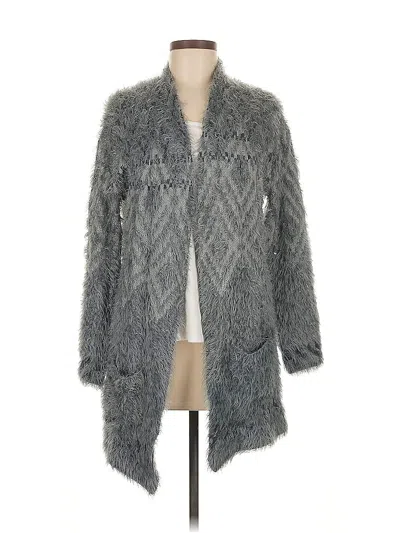 Pre-owned Eddie Bauer Cardigan Sweater In Gray