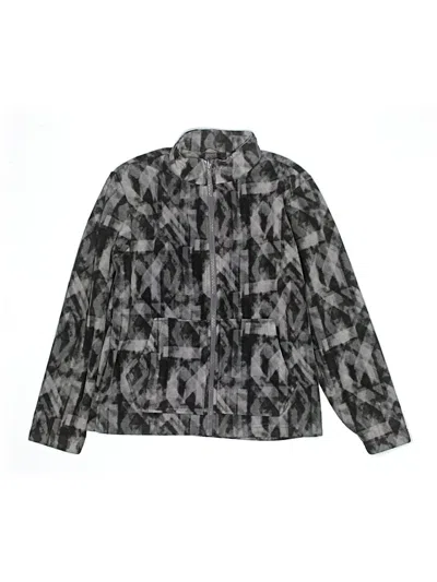 Pre-owned Eddie Bauer Kids' Cardigan Sweater In Gray