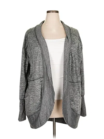 Pre-owned Eddie Bauer Cardigan Sweater In Gray