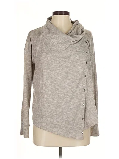 Pre-owned Eddie Bauer Cardigan Sweater In Gray