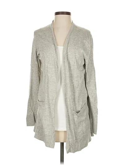 Pre-owned Eddie Bauer Cardigan Sweater In Gray
