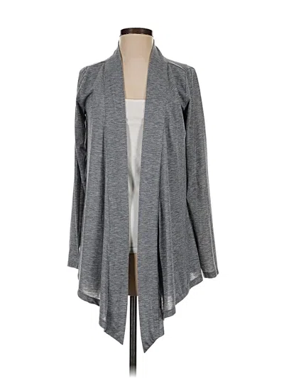 Pre-owned Eddie Bauer Cardigan Sweater In Gray