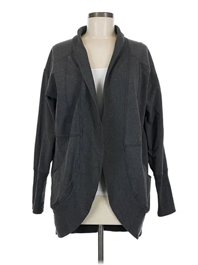 Pre-owned Eddie Bauer Cardigan Sweater In Gray