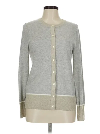 Pre-owned Eddie Bauer Cardigan Sweater In Gray