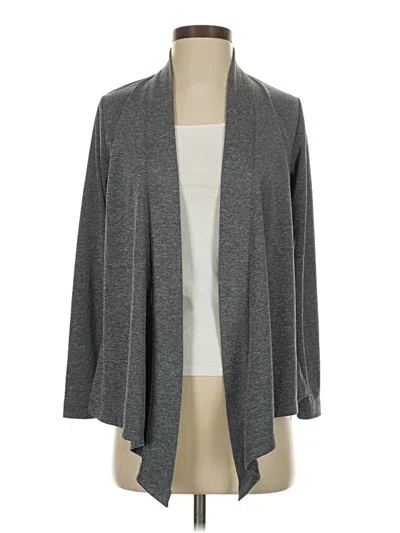 Pre-owned Eddie Bauer Cardigan Sweater In Gray