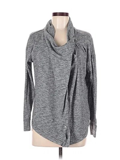 Pre-owned Eddie Bauer Cardigan Sweater In Gray