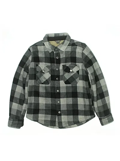 Pre-owned Eddie Bauer Kids' Cardigan Sweater In Gray