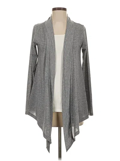 Pre-owned Eddie Bauer Cardigan Sweater In Gray