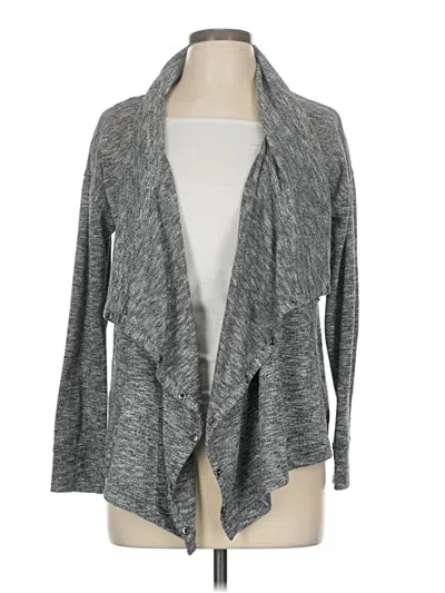 Pre-owned Eddie Bauer Cardigan Sweater In Gray