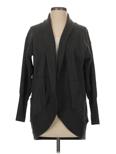 Pre-owned Eddie Bauer Cardigan Sweater In Gray