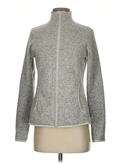 Pre-owned Eddie Bauer Cardigan Sweater In Gray