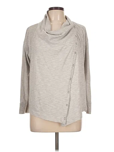 Pre-owned Eddie Bauer Cardigan Sweater In Gray