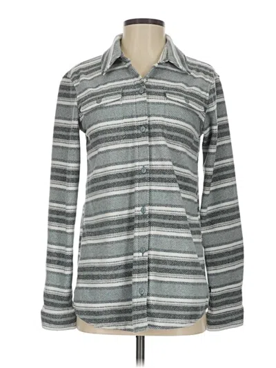 Pre-owned Eddie Bauer Cardigan Sweater In Gray