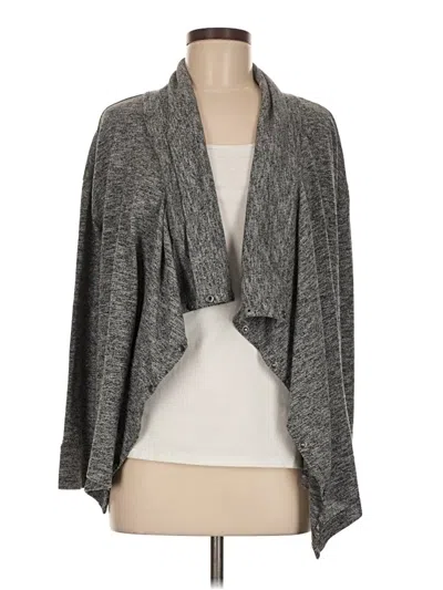 Pre-owned Eddie Bauer Cardigan Sweater In Gray