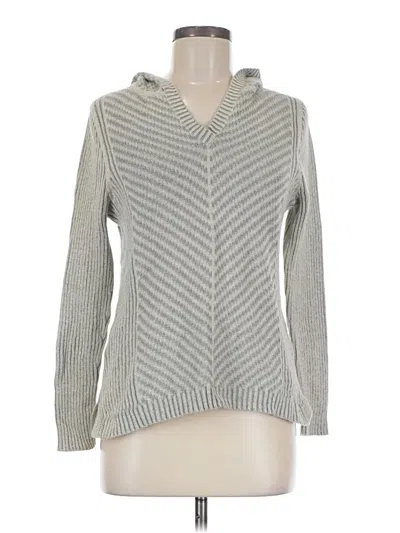 Pre-owned Eddie Bauer Cardigan Sweater In Gray