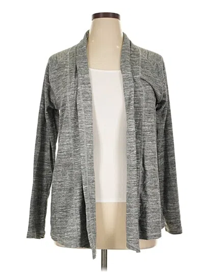 Pre-owned Eddie Bauer Cardigan Sweater In Gray