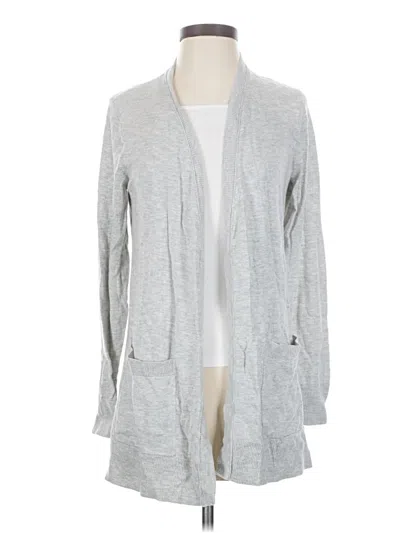 Pre-owned Eddie Bauer Cardigan Sweater In Gray