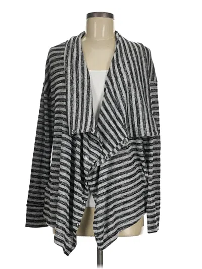 Pre-owned Eddie Bauer Cardigan Sweater In Gray
