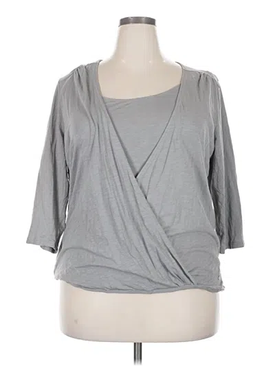 Pre-owned Eddie Bauer Cardigan Sweater In Gray