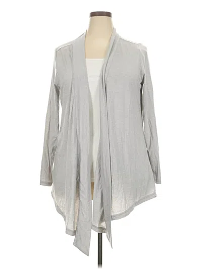 Pre-owned Eddie Bauer Cardigan Sweater In Gray