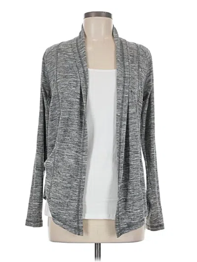 Pre-owned Eddie Bauer Cardigan Sweater In Gray