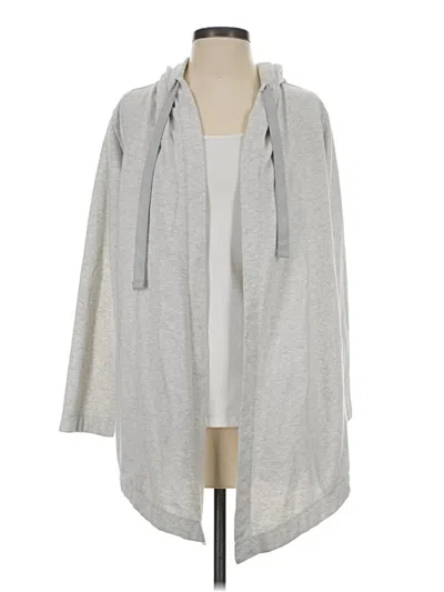 Pre-owned Eddie Bauer Cardigan Sweater In Gray
