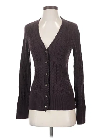 Pre-owned Eddie Bauer Cardigan Sweater In Gray